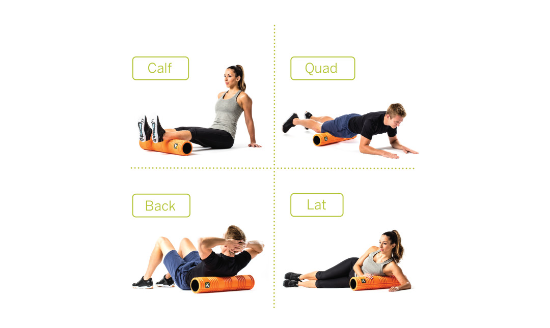 Yoga Foam Roller Grid Pilates Gym Depot Massage Flexibility Trigger Points 
